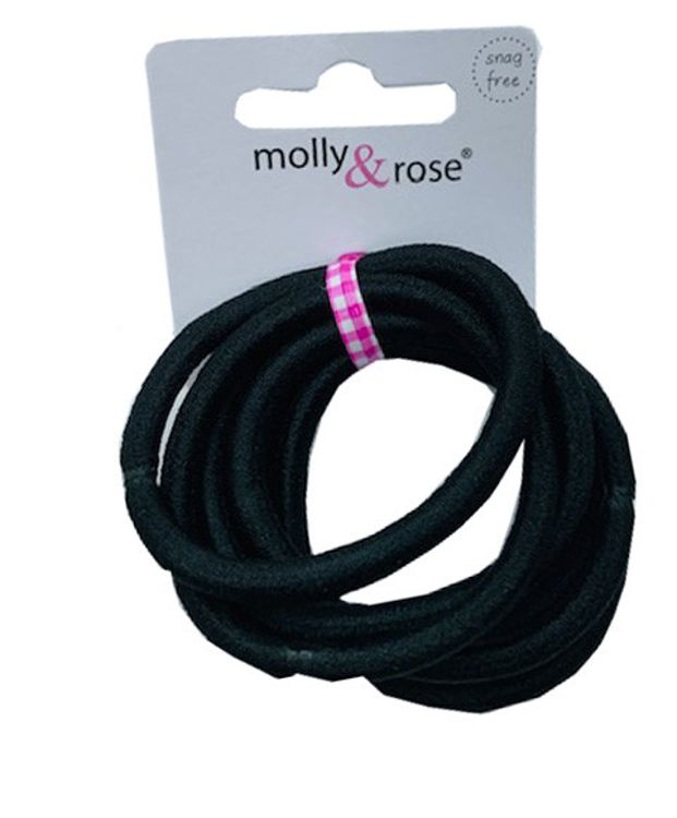Picture of 6392 / 3920 XL JERSEY ELASTIC - BLACK CARD OF 4 - 1CM THICK